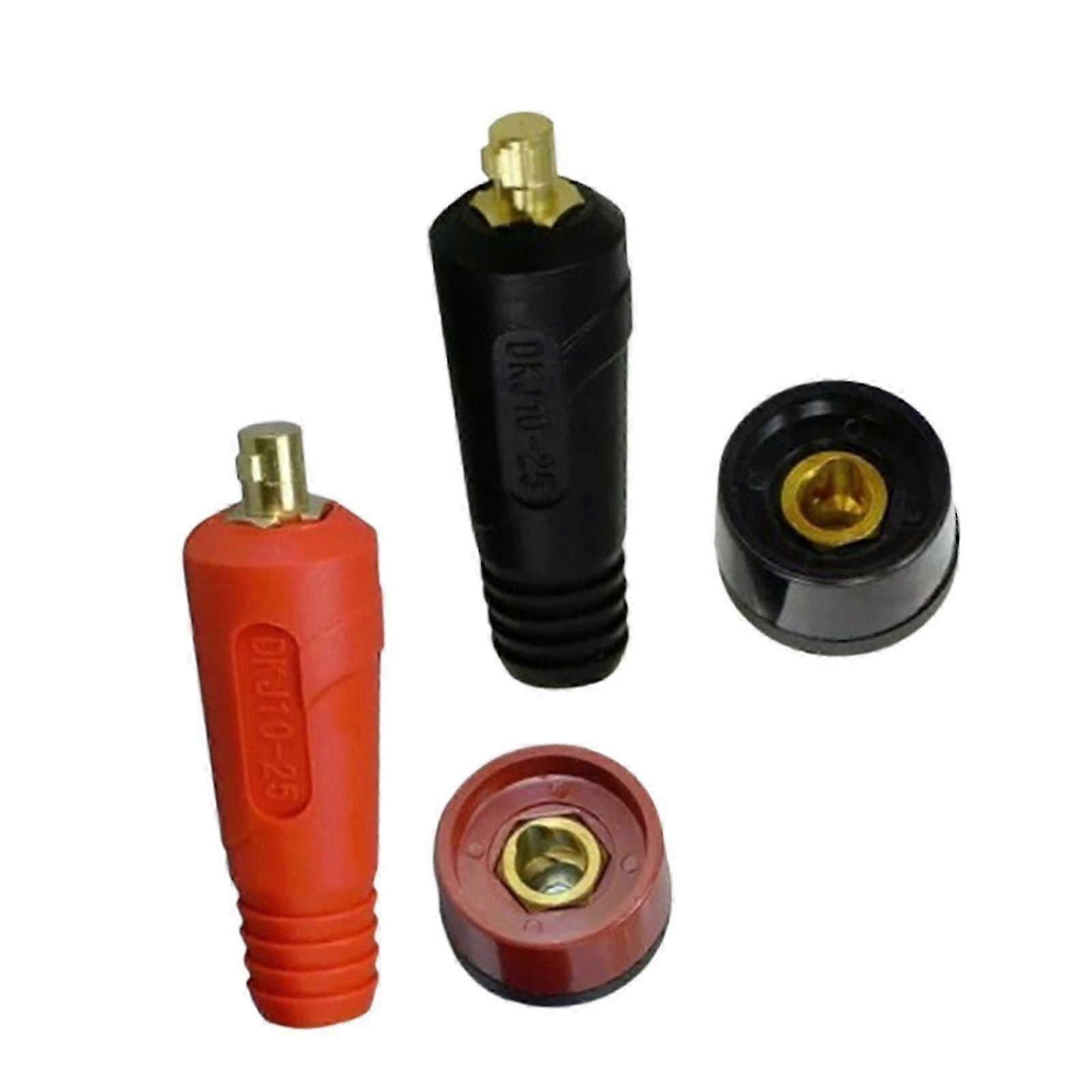 Welding machine for quick connection of plug and socket panel connector components, suitable for FG cables