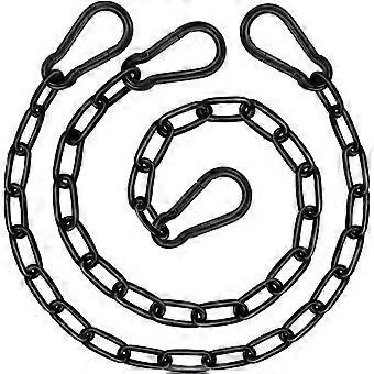 Kit di catene per altalena da 2 pezzi da 29" Catene in acciaio inossidabile resistenti con moschettoni per