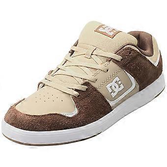 DC Shoes Cure Mens Skate Trainers in Brown Tan