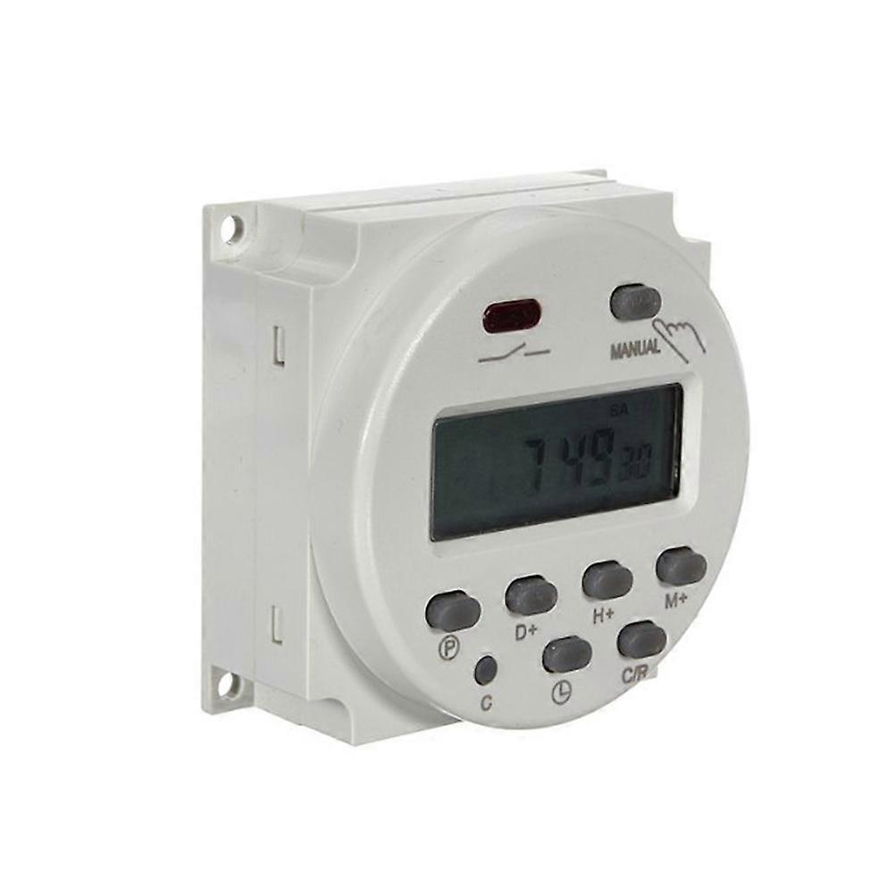12V LCD Digital Microcomputer Control Power Timer Switch Time Relay Panel Mount