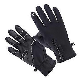 Guanti da ciclismo antivento per sport all'aria aperta, 1 paio, con funzione touch screen.