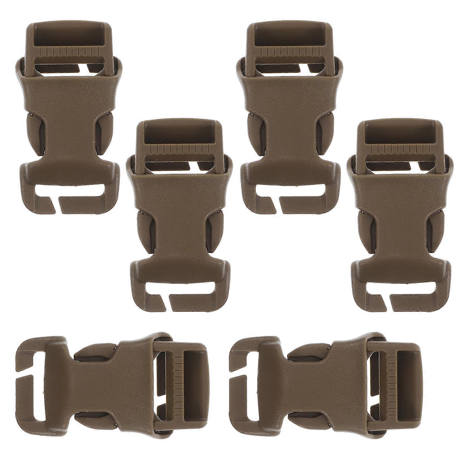 6Pcs Plastic Backpack Buckles for Outdoor Activities Multi-Function Side Release