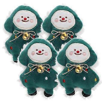 Peluche a forma di albero di Natale con erba gatta, confezione da 4, per il gioco interattivo del gatto.