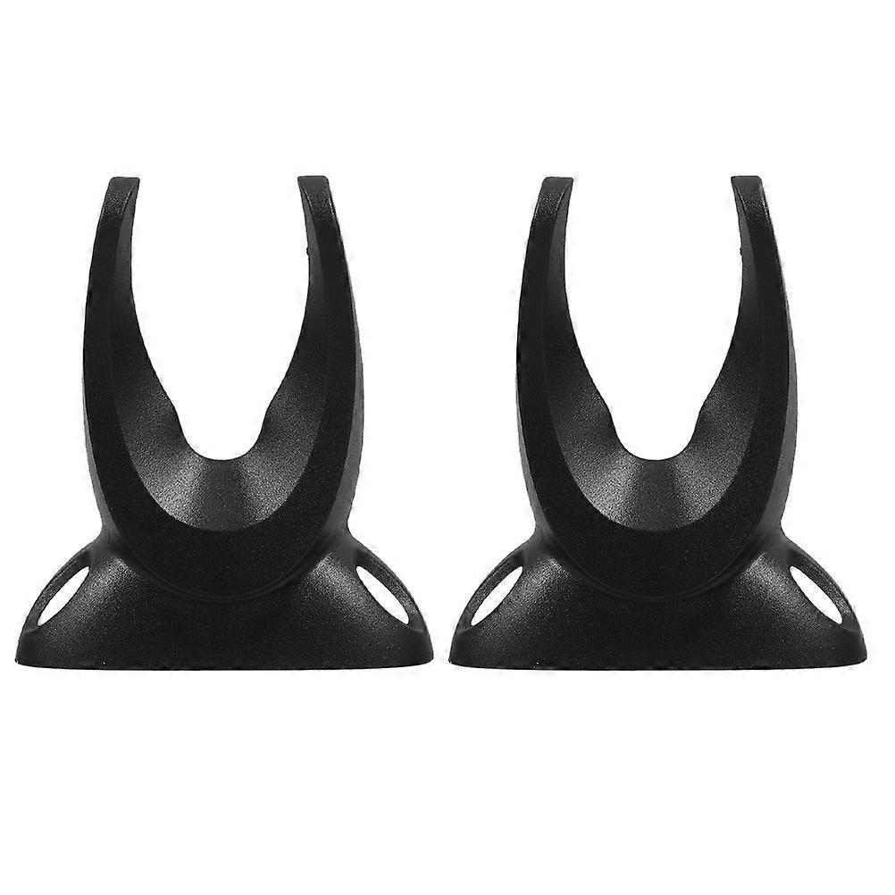 Universal Barcode Scanner Stand for Desk Mounting 2Pcs Black