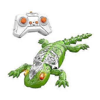 Wall & Ground Crawling Gecko Toy Remote Control Rechargeable With LED Eyes Climbs Up Walls Toys Gift