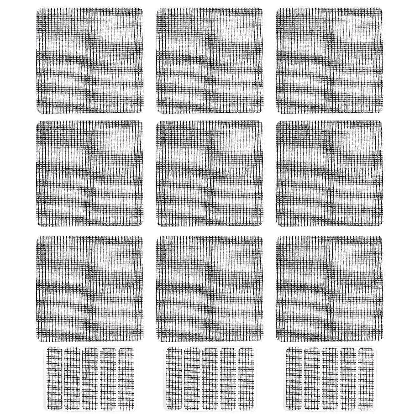 Professional Screen Patch Insect-Proof Air Permeable Rectangular Shape Door Window Screen Housewarming Gift 12Pcs