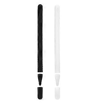 Pencil Sleeve Silicone Pen 2 Protector with Caps for Pens 2Sets