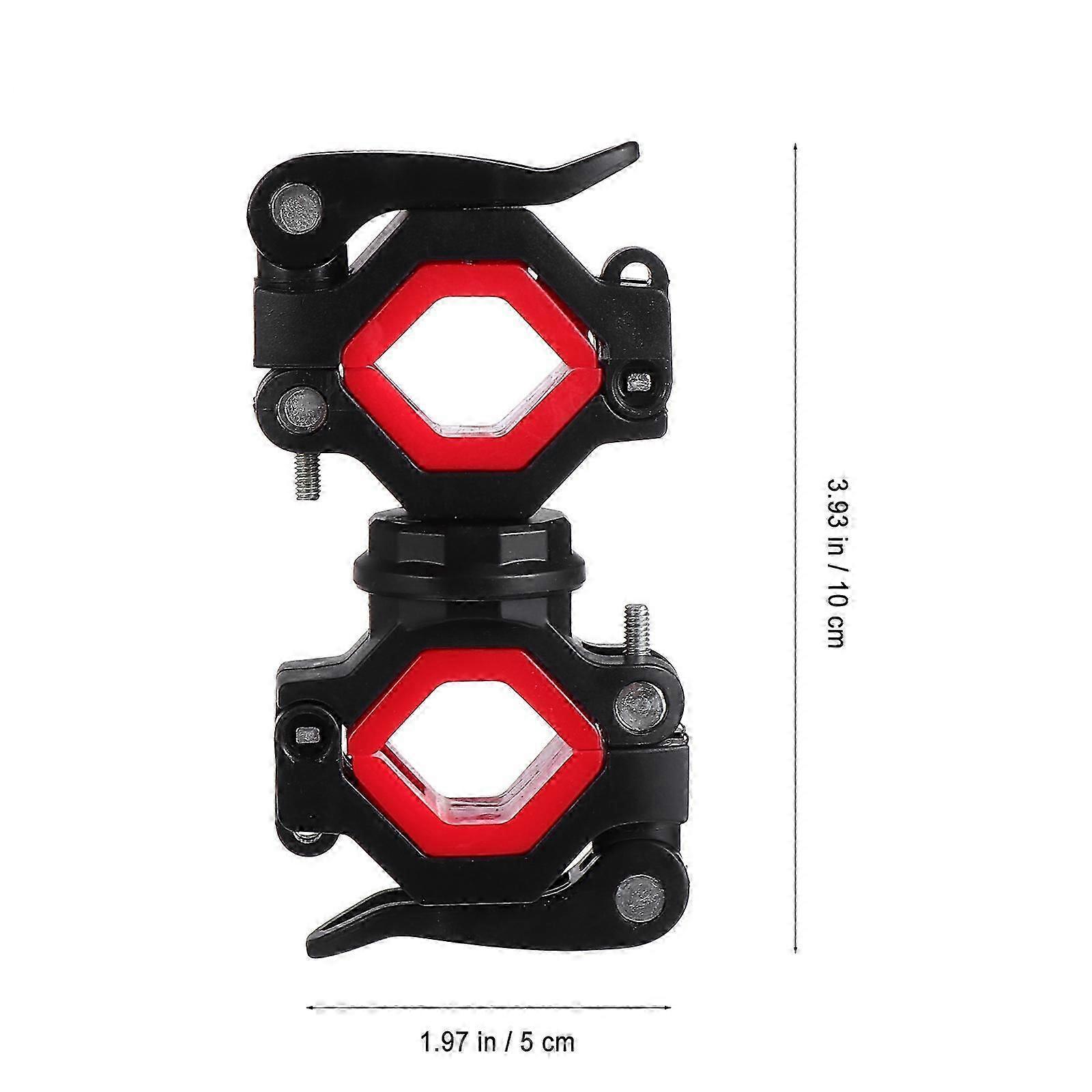 Front Lamp Holder for Bike Flashlight Bracket 1Set Quick Installation