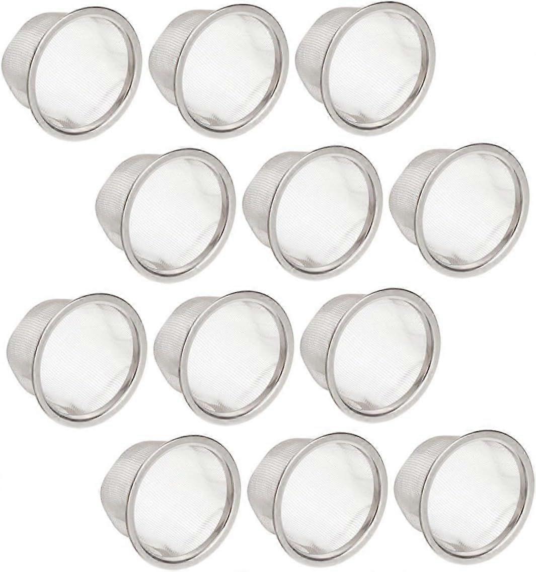 12pcs Replacement Removable Steel Strainers Brewing Kitchen Filter