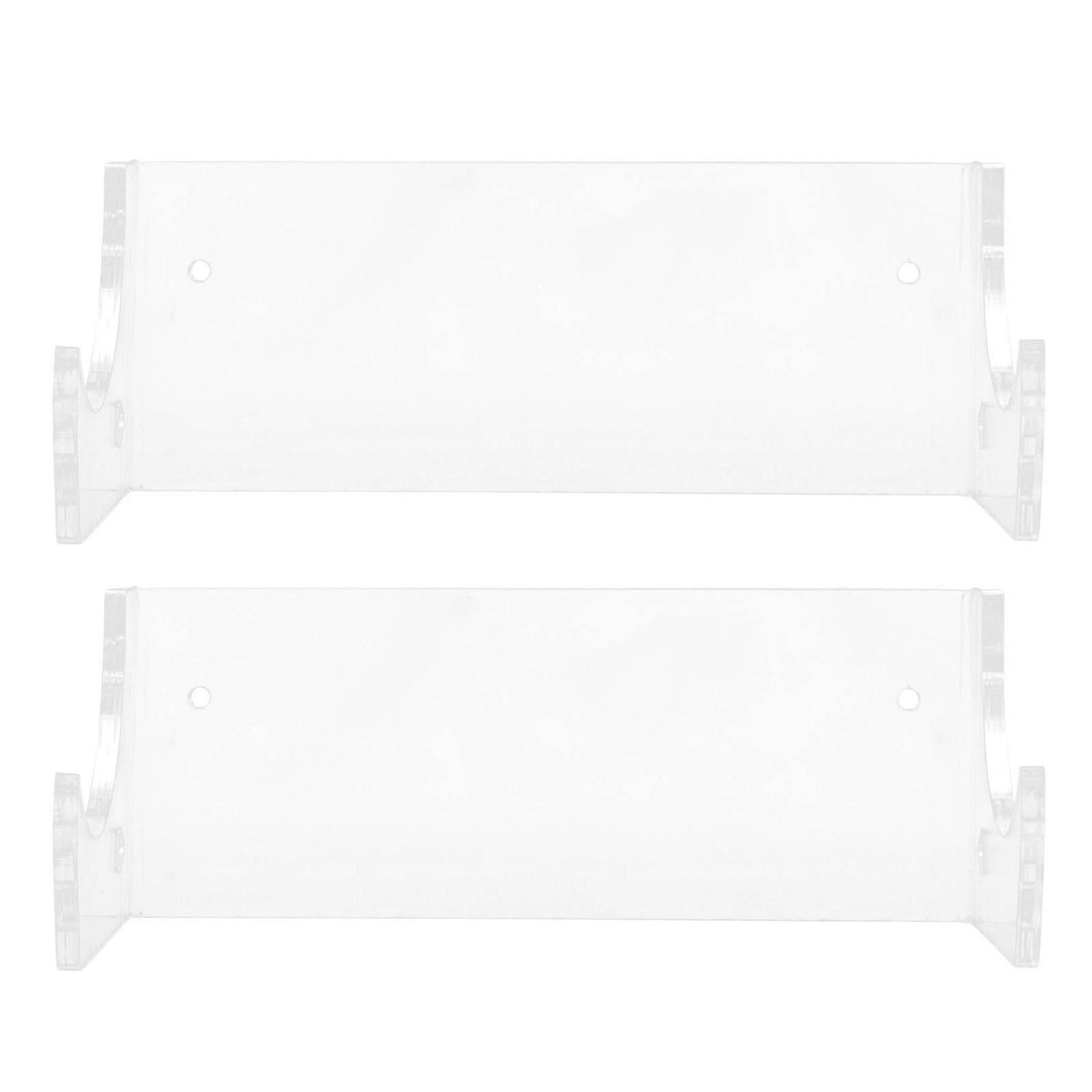 Acrylic Rolling Pin Display Rack Wall Mount Storage 2Pcs Set