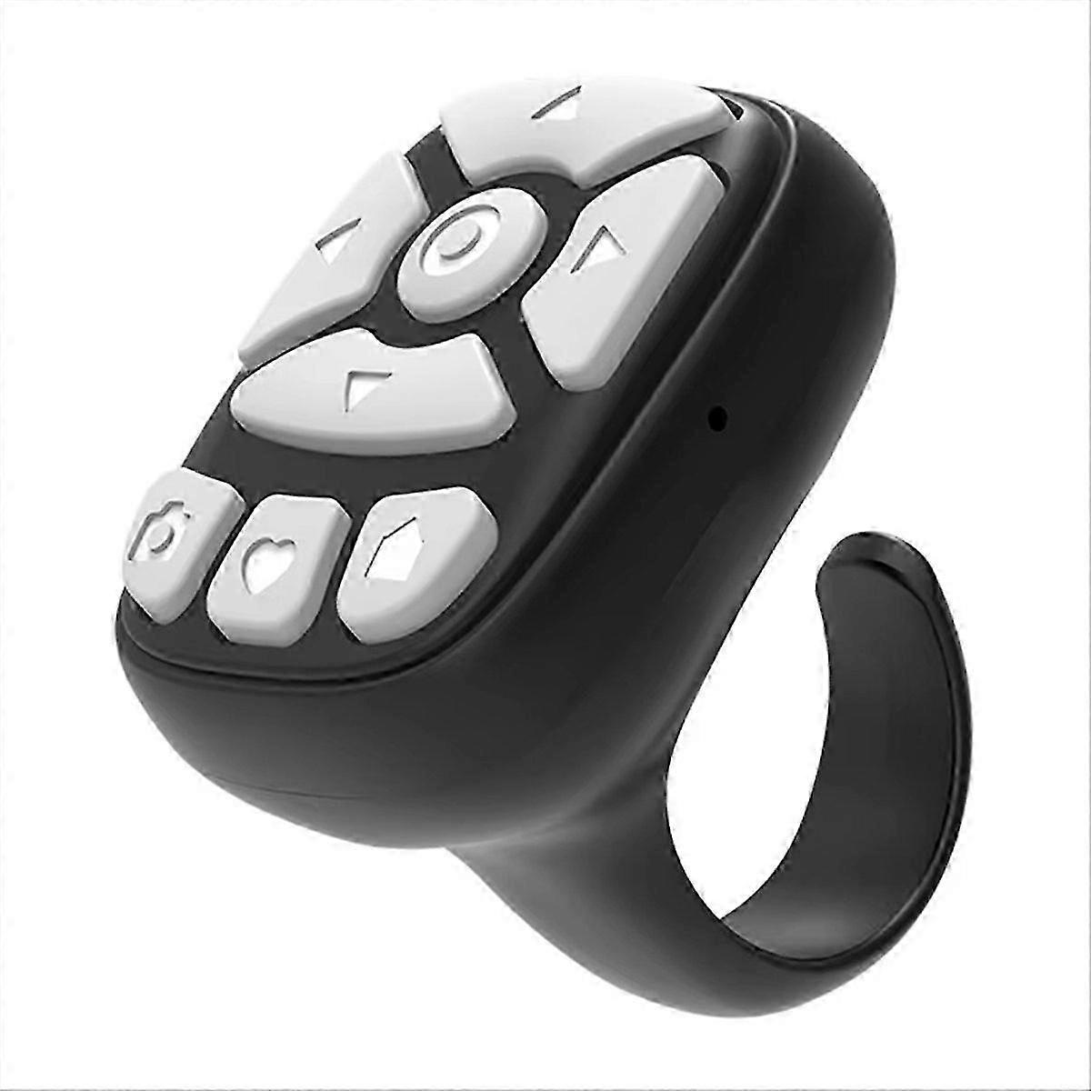 Bluetooth Remote Control Scrolling Ring Finger compatible with Remote Phone Video Remote Control Selfie Stick Ca