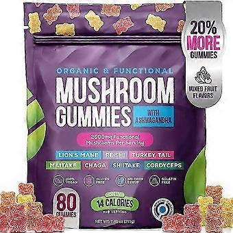 Mushroom jelly moistens the intestines, replenishes nutrition and improves immunity. Nutritional gel and chewing tablets 80 capsules-xigua