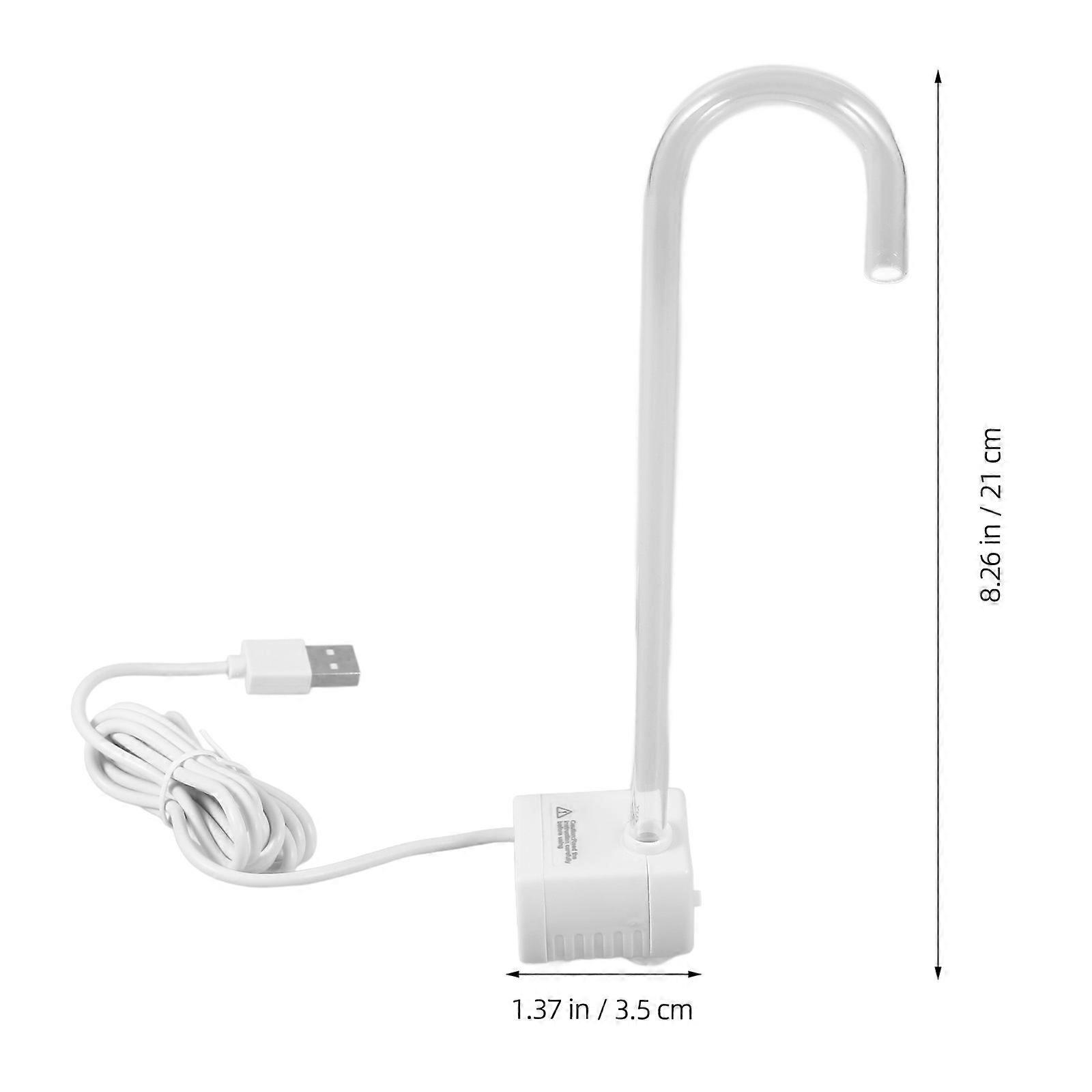 USB Water Pump Aquarium Water Pump Cooling Function 1Set White