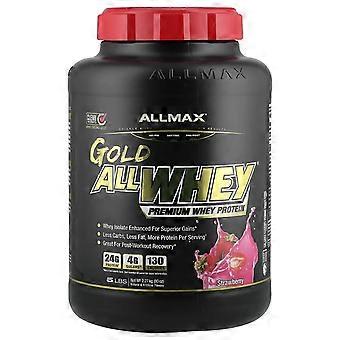 ALLMAX, GOLD ALLWHEY®, Protéine de lactosérum de qualité supérieure, Fraise, 2,27 kg (5 lb)