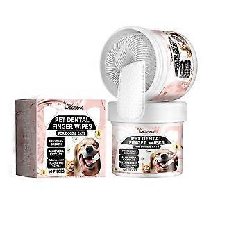 Yegbong Pet Tooth Cleaning Fingerset, Soft Pet Brushing Fingerset for Dogs Cats Oral Teeth Gum Tartar Removal Care