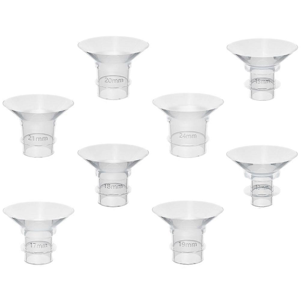8 pcs Breast Pump Flange Inserts Silicone Flange Inserts Replacement Flange Inserts