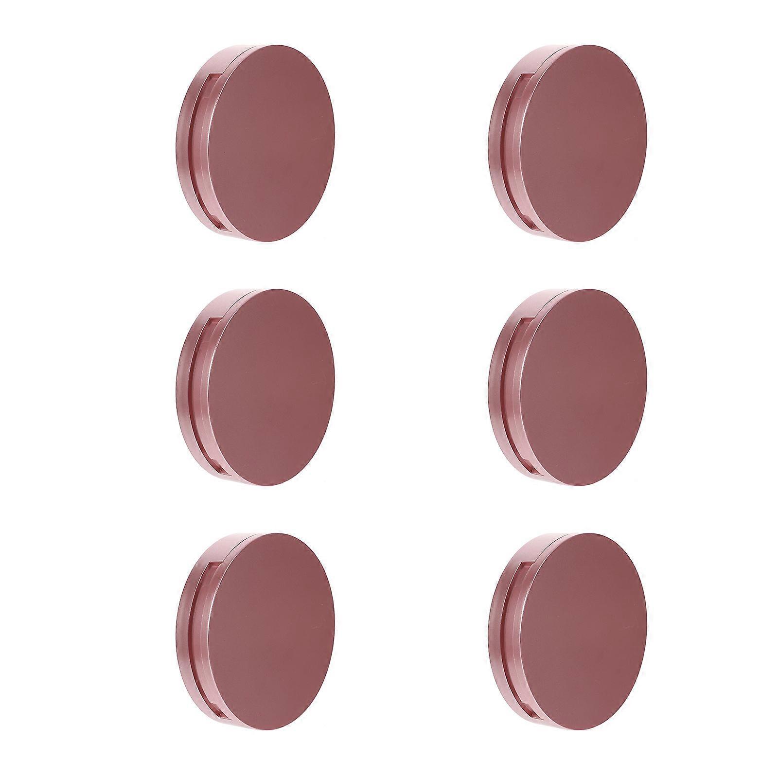 6 Sets Eyelash Packaging Circle Box Eyelash Storage Box Empty Eyelash Case