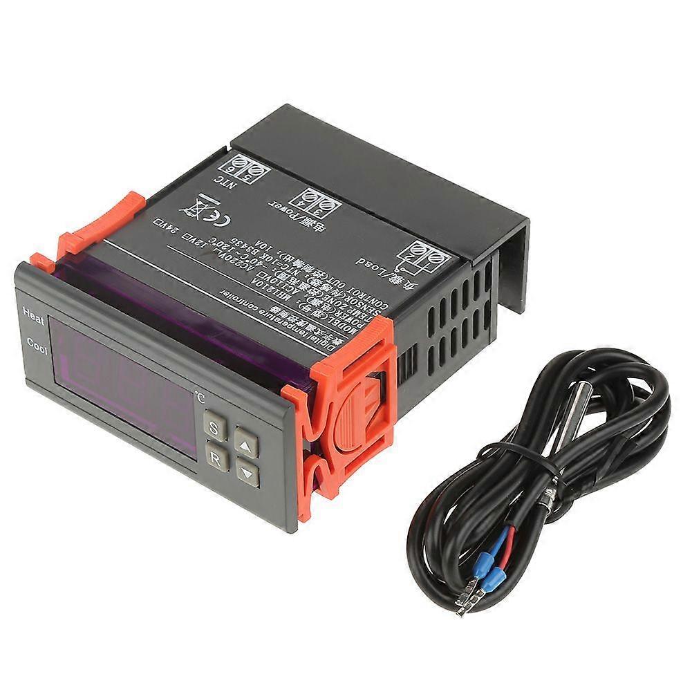 MH1210A Mini Digital LED Thermostat Temperature Controller with Sensor Probe (AC220V)