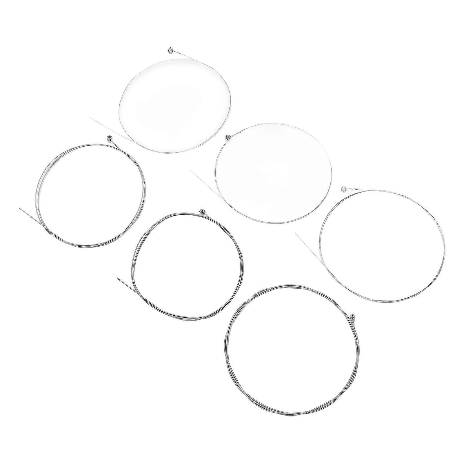 6Pcs Electric Guitar Strings 1?6 String Replacement Nickel Steel Stringed Instrument Accessory