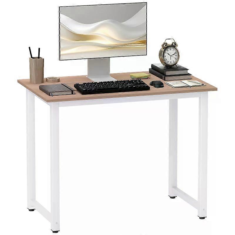 Rectangle Computer Desk with Metal Frame
