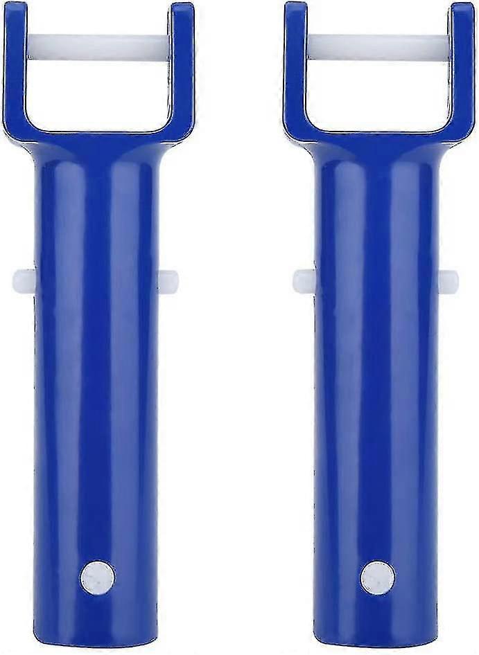 Pool Clip ,2 Pcs Blue V Shape Clip Brush Head