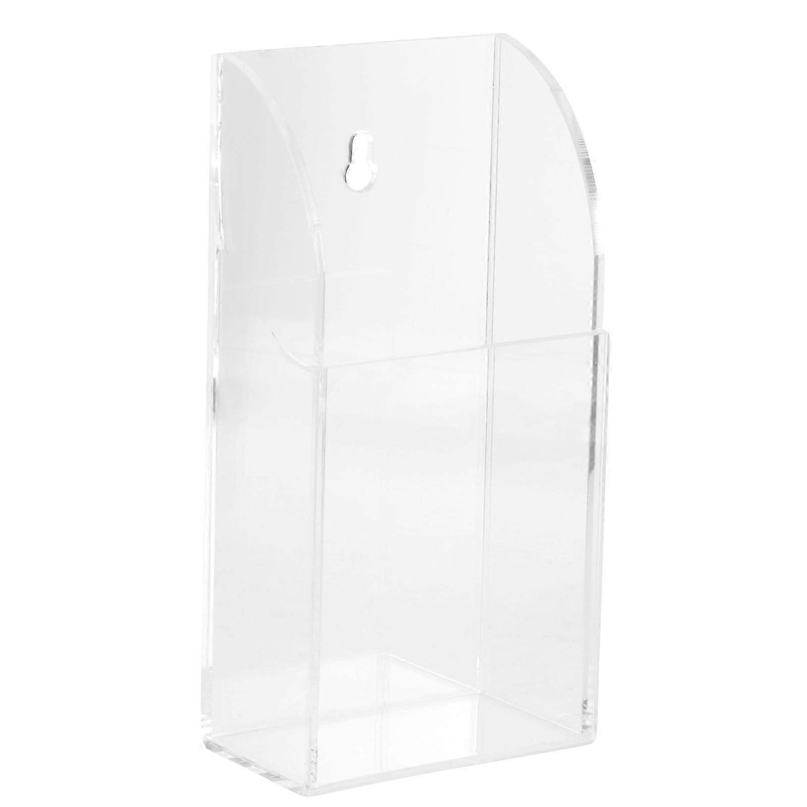 Transparent Remote Control Box Air Conditioner Holder Case 1 Grid