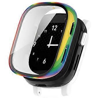 Für Xplora X6 Play / X6 Children Kunststoff Watch Hülle + H9 Schutzglas Bunt