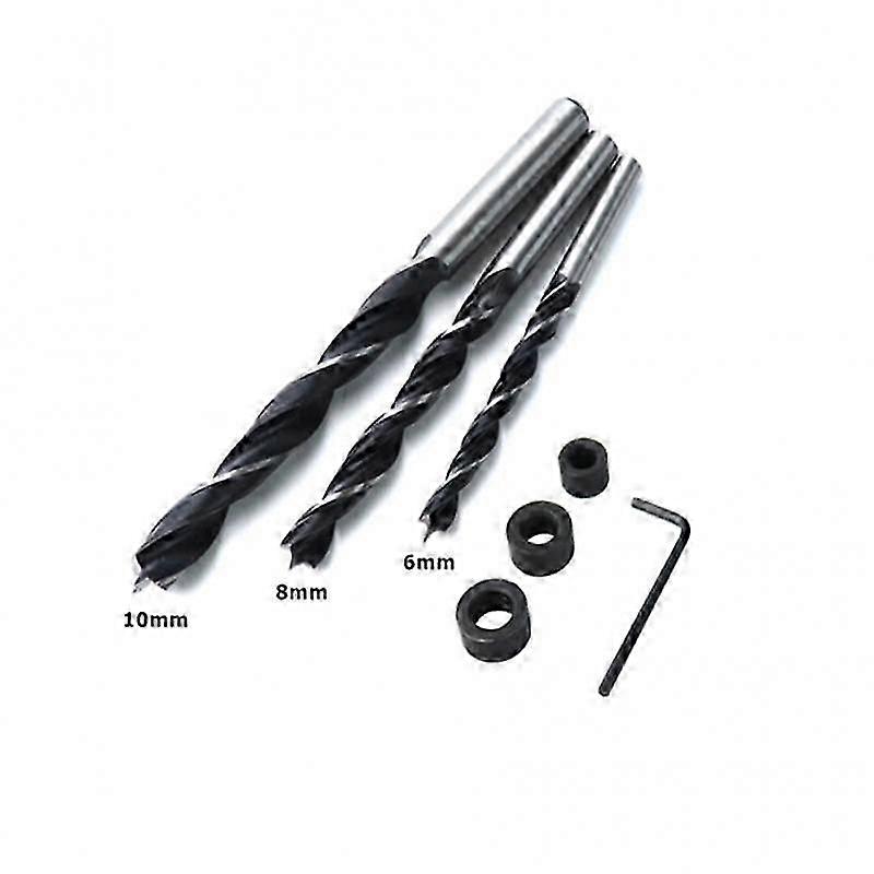 Woodworking Tool Drill Punch Guide Drill Locator - Black