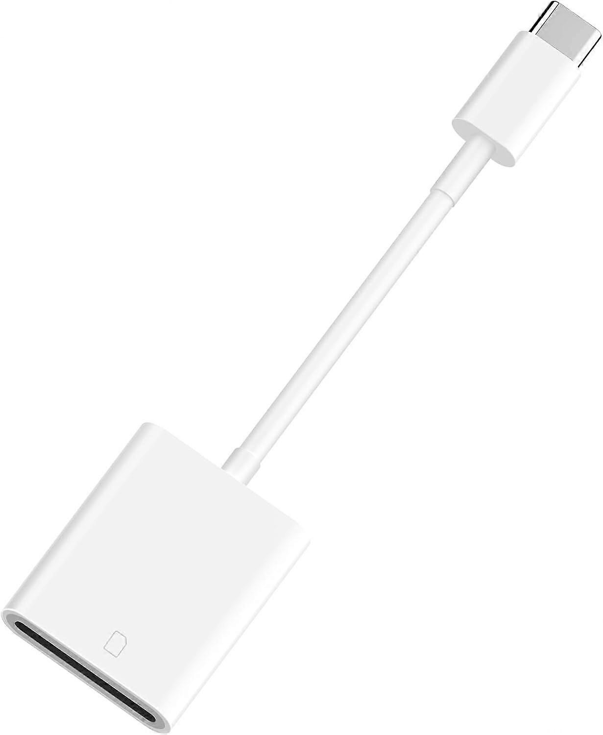 USB C to SD Card Camera Reader, USB C to Memory Card Reader Trail Camera Viewer SD Card Adapter