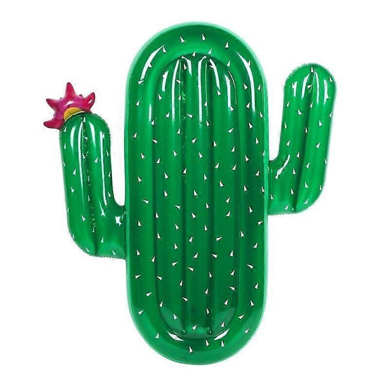 Large Inflatable Cactus Pool Float 180x145cm Green
