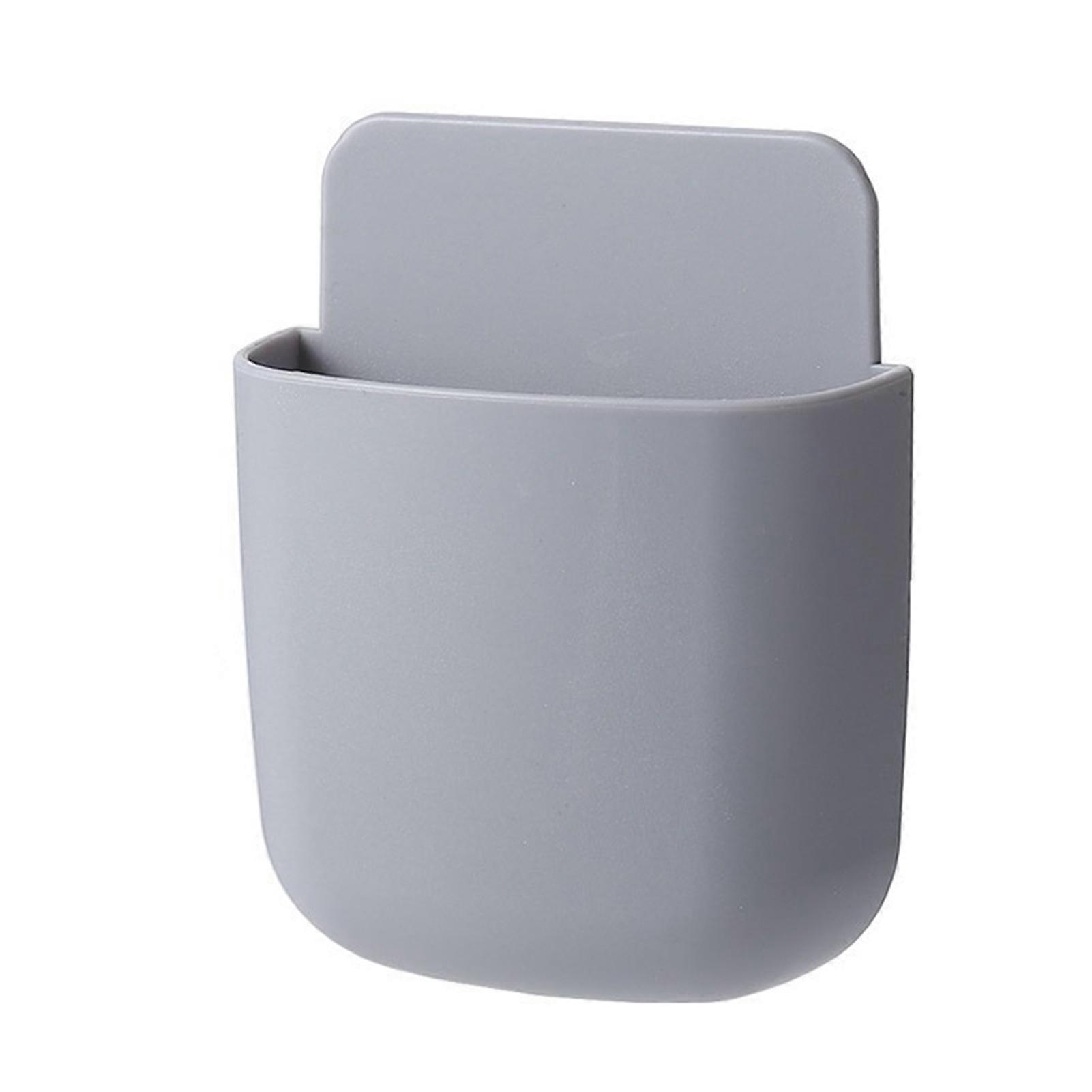 Wall Mounted Organizer for Remote and Phone Storage