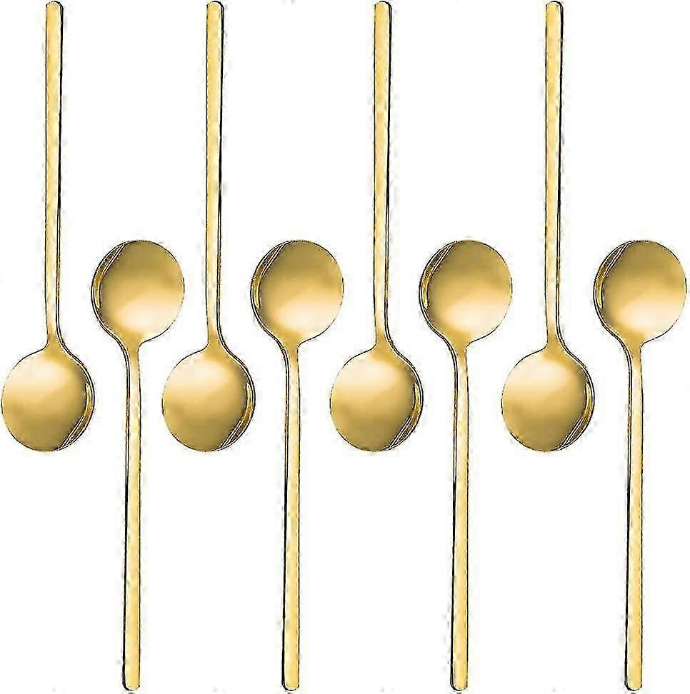 Pack De 8, Acier inoxydable Plaqué Or