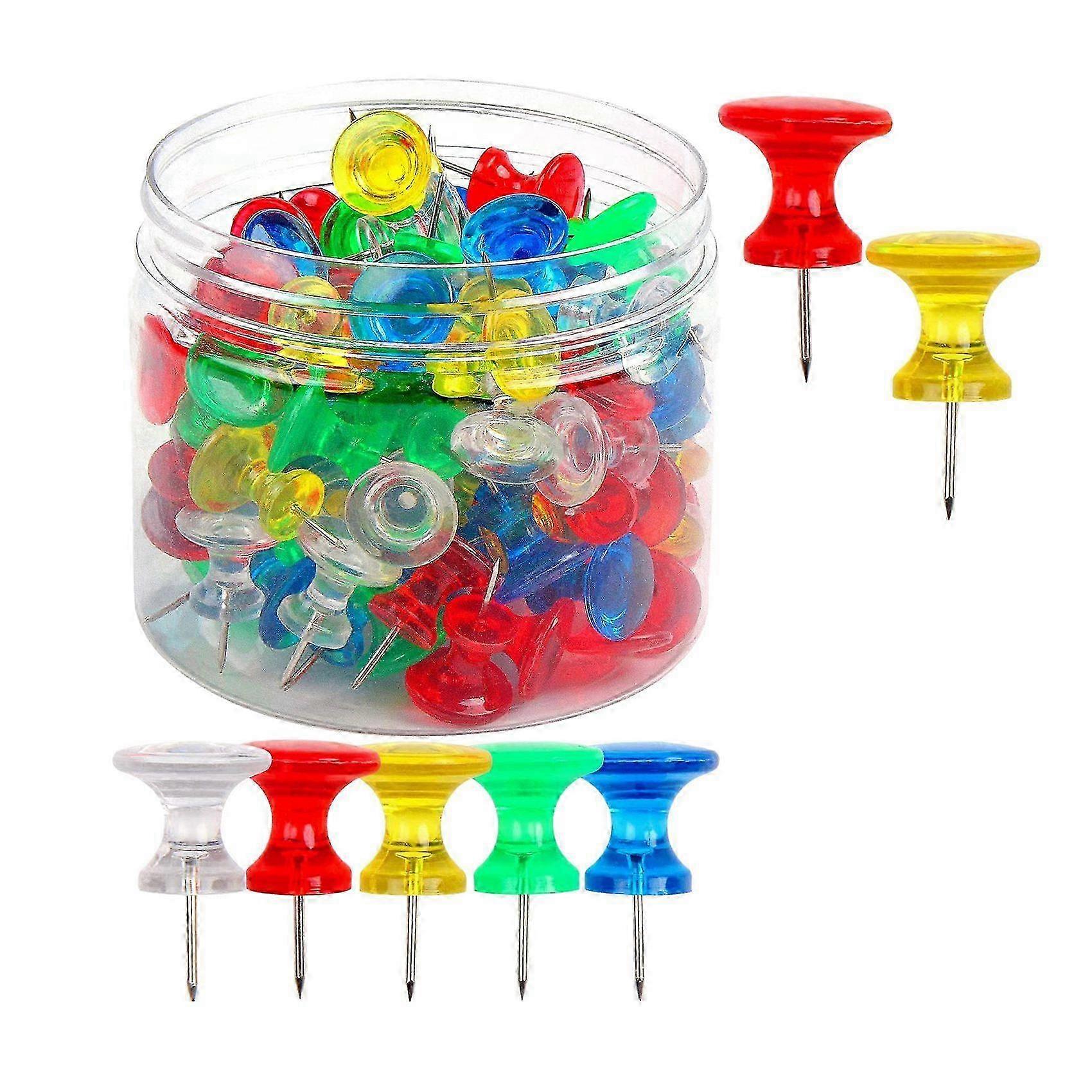 100-Pack Large Thumbtacks compatible with Cork Board Bulletin Board