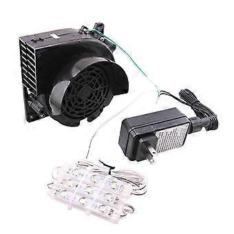 12 V 1,5 A aufblasbarer Luftgebläse-Ersatz-Gebläse-Gebläsemotor mit 3 LED-Licht Dz Zekai
