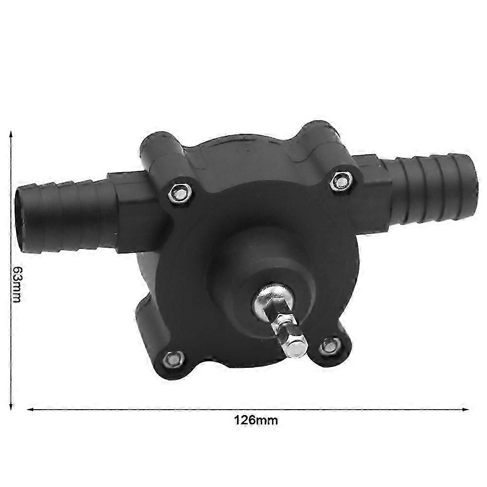 self-priming liquid transfer pump for drill