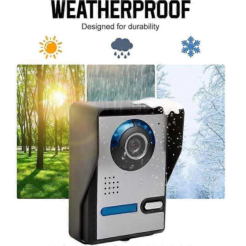 Wired Video Intercom Package 7-Inch Screen