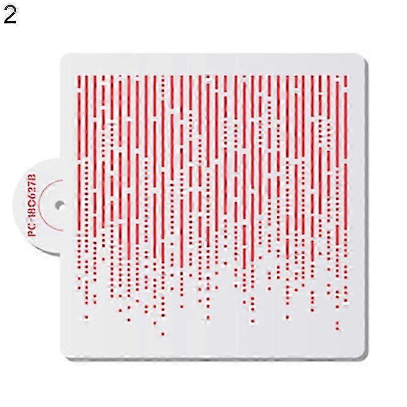 Cake Stencil Dotted Line Pattern Ornamental PET Cake Boder Spray Template Cake Decorating Tools KAESI