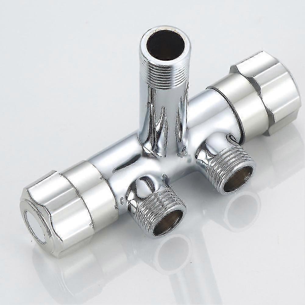 3 Way Triangular Valves One Into Two Out Double Water Angle Multi-function compatible with Home