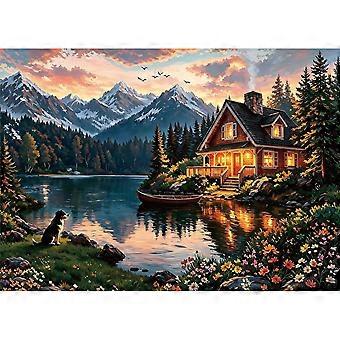 Puzzles for Adults Jigsaw Puzzles Cabin Lake VV1130