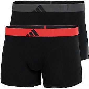 Adidas Mens Active Flex Boxer Briefs (Pack of 2)