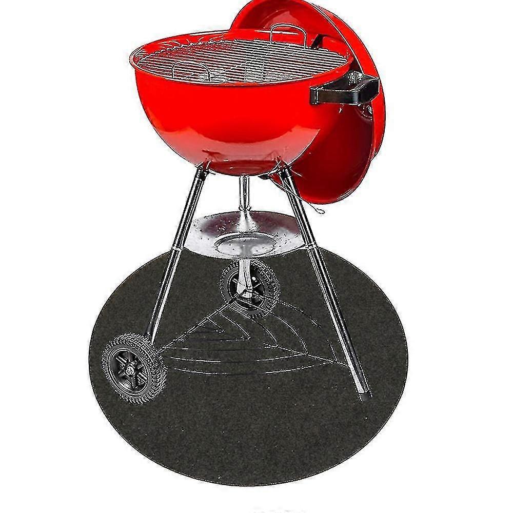 Round Under Grill Mat Bbq Mat Grill Floor Mat
