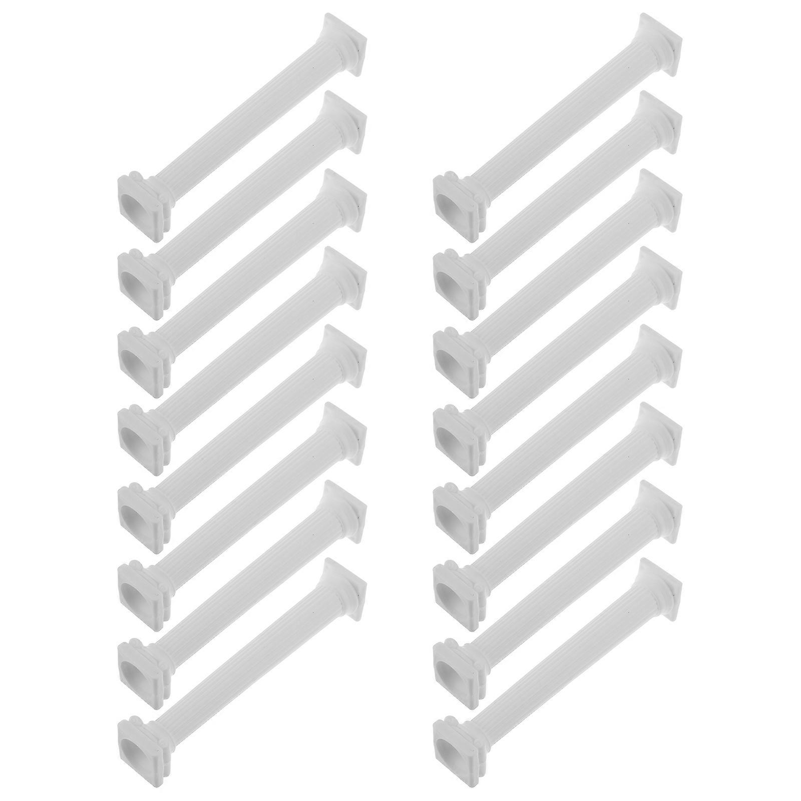 Roman Column Model for Decoration 16Pcs Mini Plastic Columns for Micro Landscape