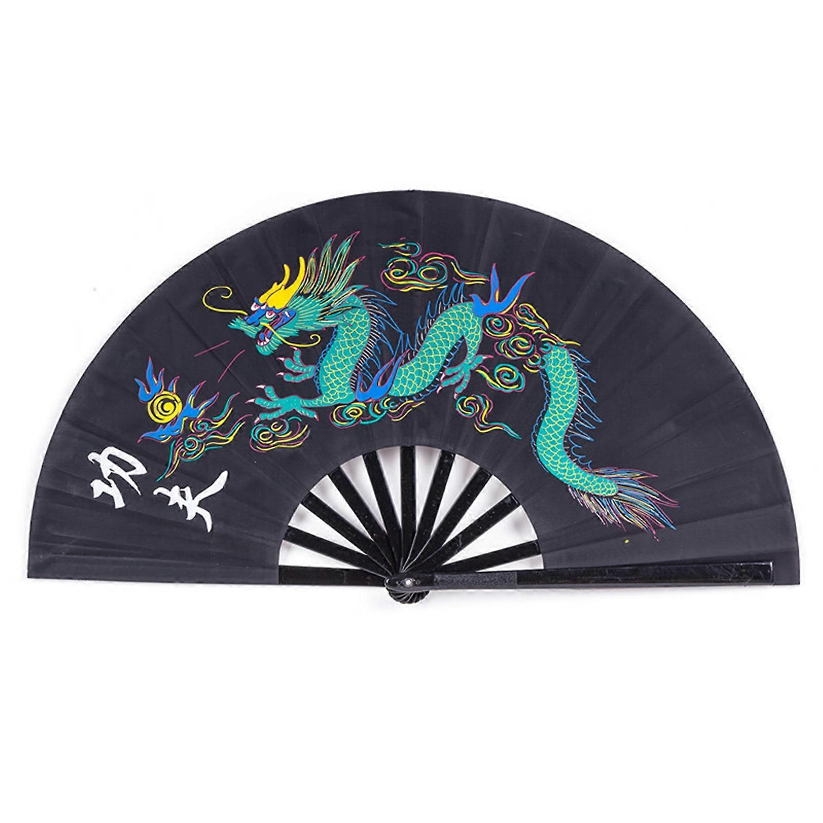 Exquisite Pattern Fan for Tai Chi and Classical Dance Performance