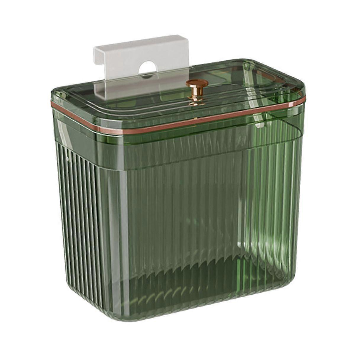 Airtight Wall-Mounted Trash Bin Space-Saving Durable