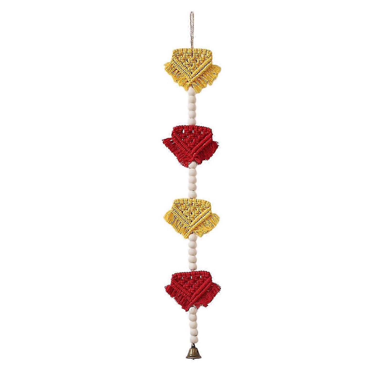 Braided Cotton Tapestry With Bell