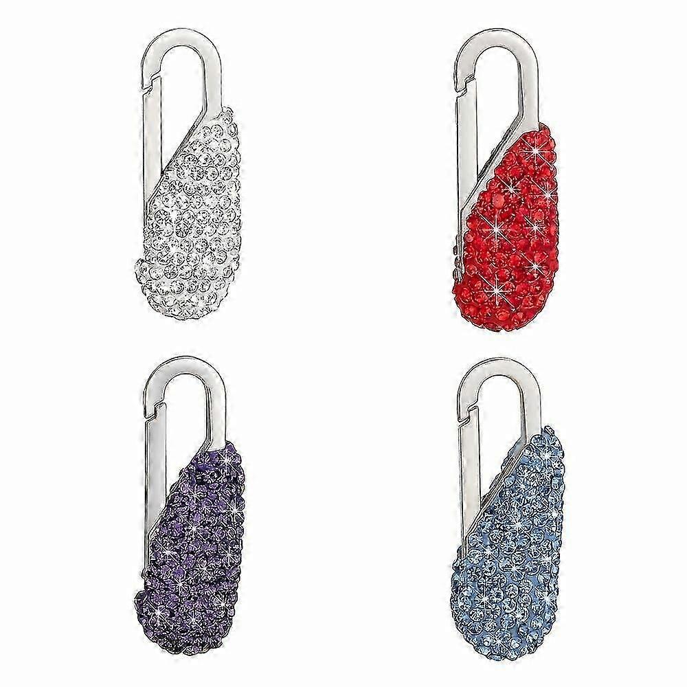 Full Rhinestone Zipper Pull Universal Backpack Luggage Decoration