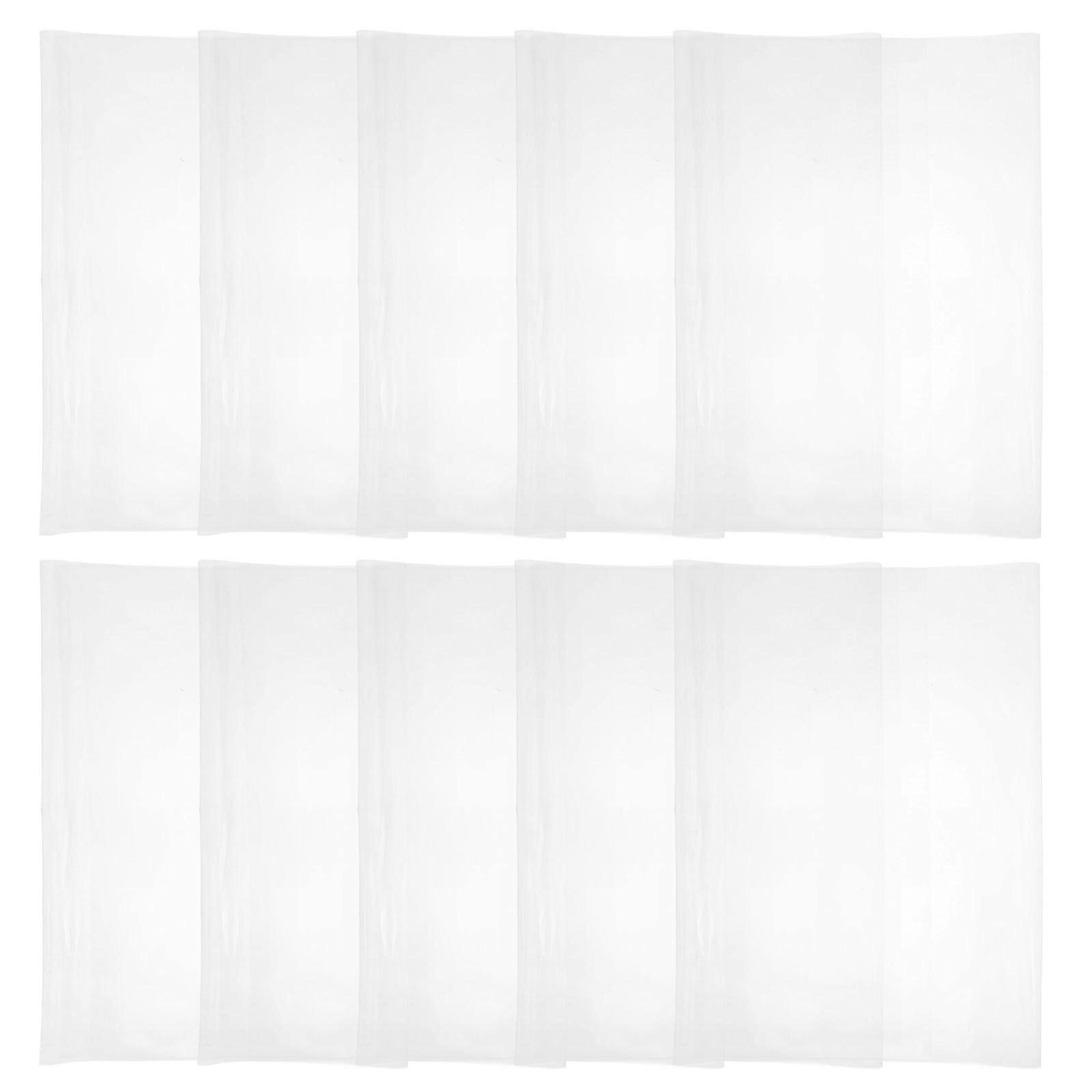 Clear Book Cover Protector for Book with Waterproof Function 10Pcs Set