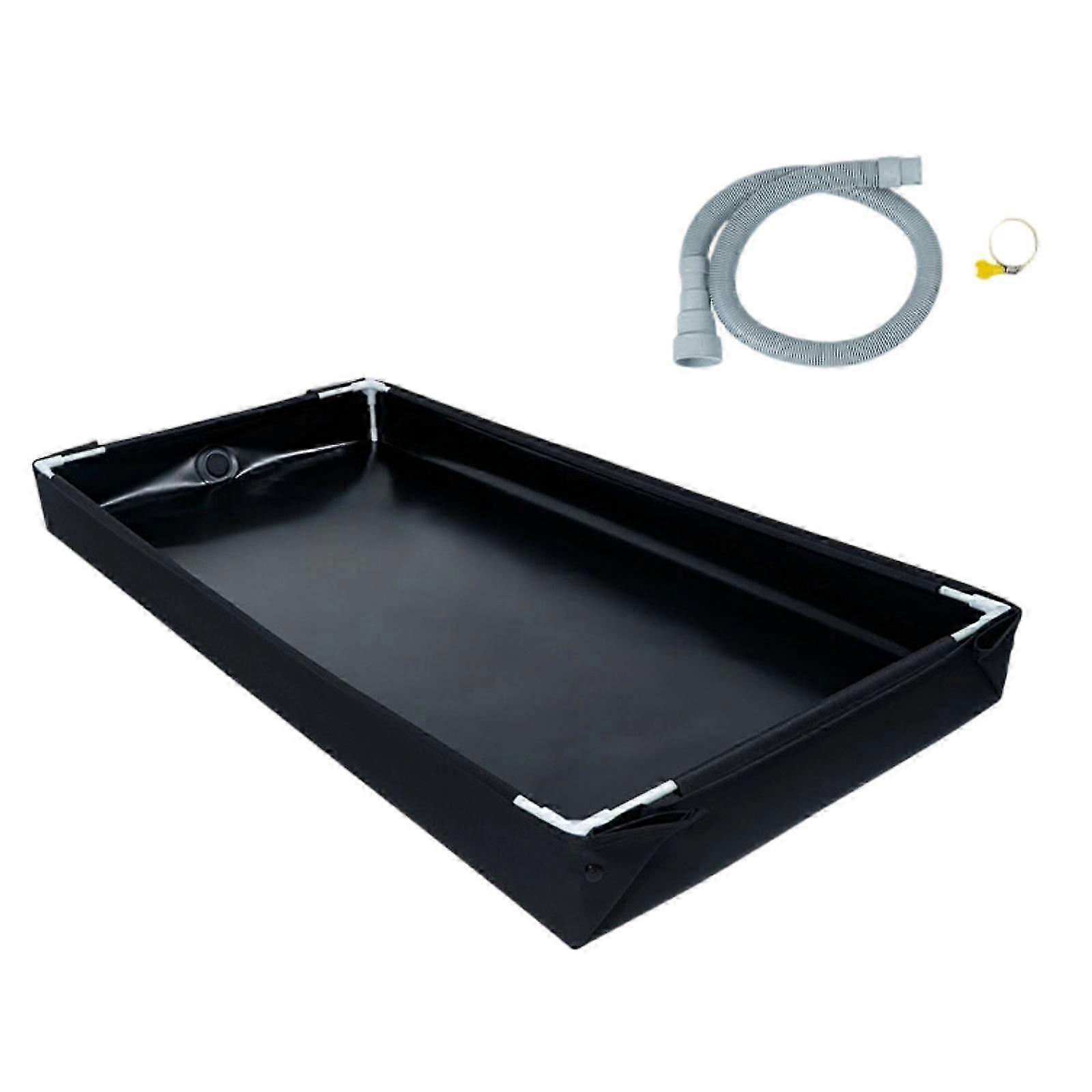 Shallow Foldable Basin with Drain System