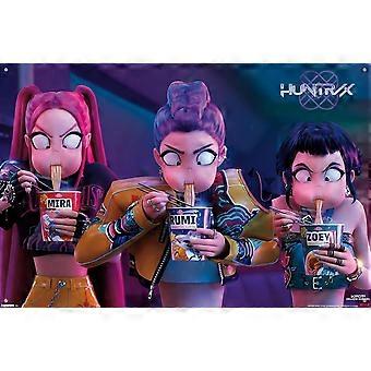 Netflix KPop Demon Hunters Huntrix Noodles Wooden Jigsaw Puzzles UE2442