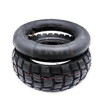 255X80 Tire Inner Tube Outer Tyre for Electric Scooter 10X Upgrade 10 Inch Off Road Tire, 90 DegreeJJ